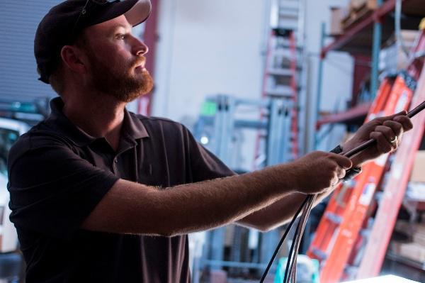 running low voltage cable by The Network Installers
