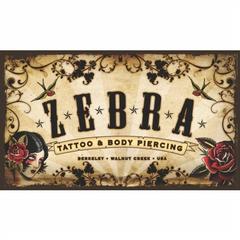Zebra Tattoos & Piercing in Walnut Creek